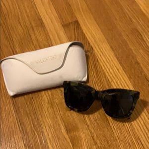 Valentino tortoiseshell rockstud sunglasses